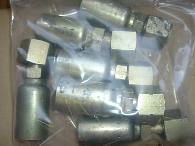 12U-S72 surplus weatherhead hydraulic hose fitting 6X 