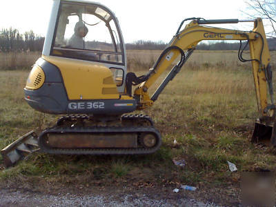 2001 gehl ge 362 excavator