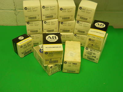 Allen bradley 800H-N11 & other items, lot of 27, 