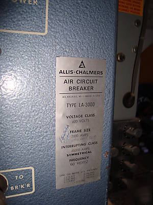 Allis chalmers la-3000 eo/do w/ 120V control
