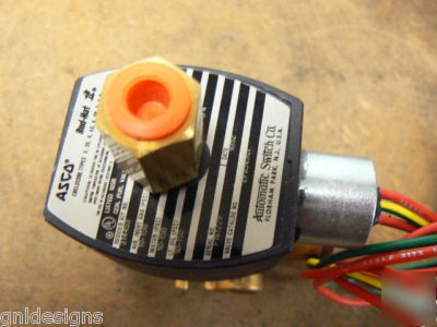 Asco red hat EF8345G1 solenoid valve 4-way 1/4