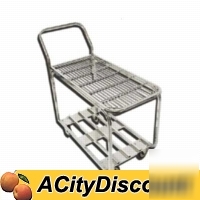 Fma 4700, 500 lb. capacity chrome stock cart
