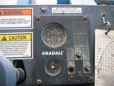 Gradall telehandler reach forklift fork lift truck