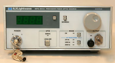 Lightwave mps-8033 precision fiber optic source 1310 nm