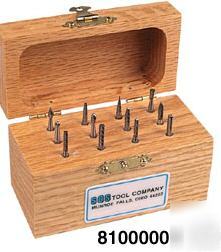 New sgs solid carbide bur set - double cut 