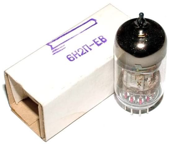Rare 6N2P-ev = 12AX7 = ECC83 tubes. lot of 8 