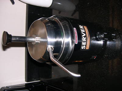 Server hot fudge cheese warmer dispense commercial pump