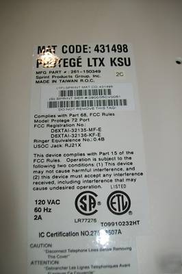 Sprint protege ltx ksu telephone system voice mail 