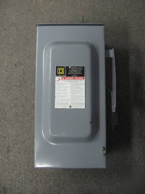 Square d safety switch 100 amp 240V DU323RB non fusible