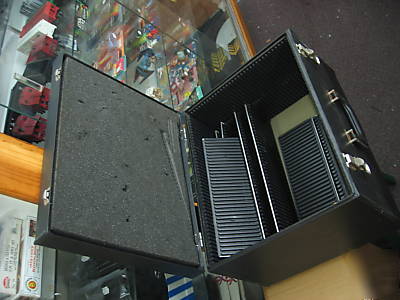 Telcom electronic circuit protective card carry case