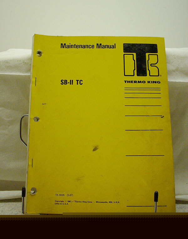 Thermo king sb-ii tc di 2.2 engine maintenance manual