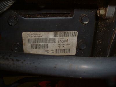 Tractor, B7400 kubota tractor mower, 4 wd, 60IN deck 