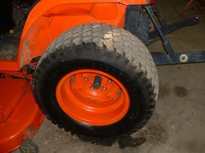 Tractor, B7400 kubota tractor mower, 4 wd, 60IN deck 