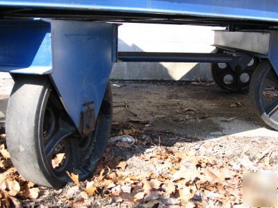 Baggage cart trailer for tug ground support equipment