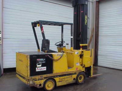 1990 drexel narrow aisle swing mast electric forklift 