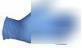 Blue vinyl disposable powdered catering/ baking gloves