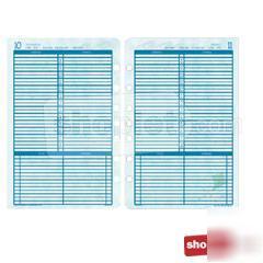 Daytimer planner refill for flavia cal jandec 1PPD 512