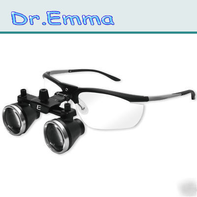 Dr.emma 2.5X dental loupes 420MM deldry frame