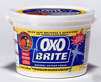 Green oxobrite laundry detergent stain remover