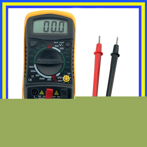Handheld lcd digital ohm ammeter voltmeter multimeter
