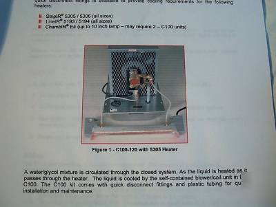 Itw ir cooling system C100-1 welding 6 gal water cooler