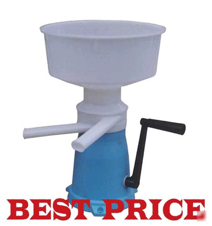 Milk cream manual centrifugal separator 50L/h brand