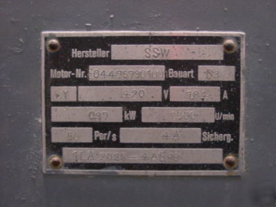 Peter wolters double side lapping machine/lapper 