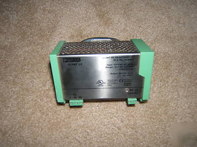 Phoenix contact 120VAC/ 24VDC power supply 