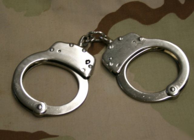 Police style handcuffs free case double lock 2 keys 