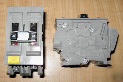 Wadsworth double 2 pole 20A 20 amp breaker type a g