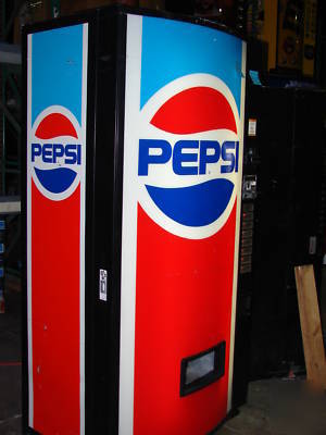 Classic antique pepsi can drink soda vending machine