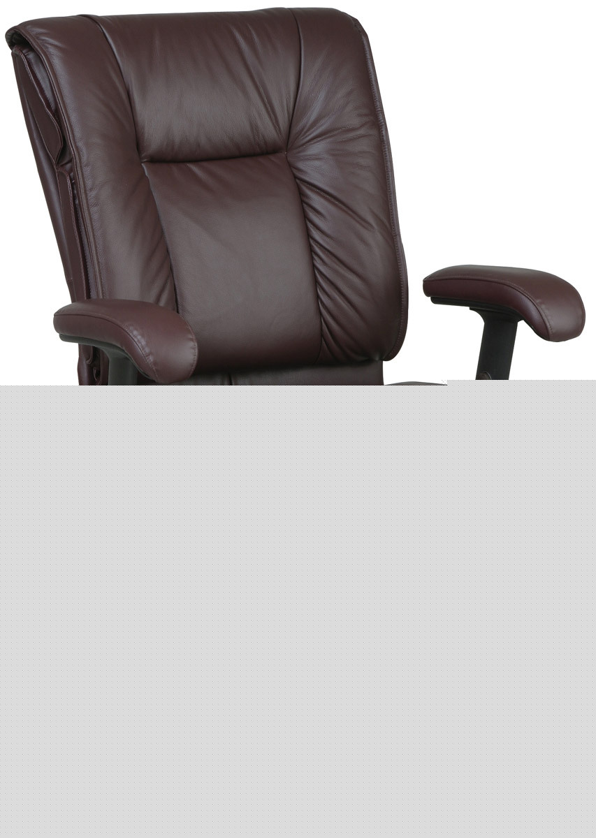 Deluxe burgundy leather manager executive office chair