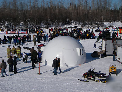 Haiti red cross disaster shelter, solar dome, wind, led