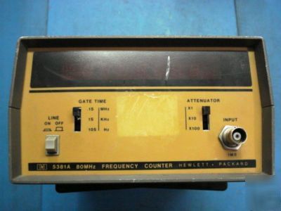 Hp / agilent 5381A frequency counter