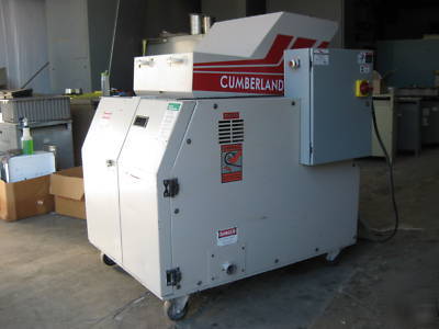 Cumberland grinder 10X18 granulator 15 hp h p 460V 3PH