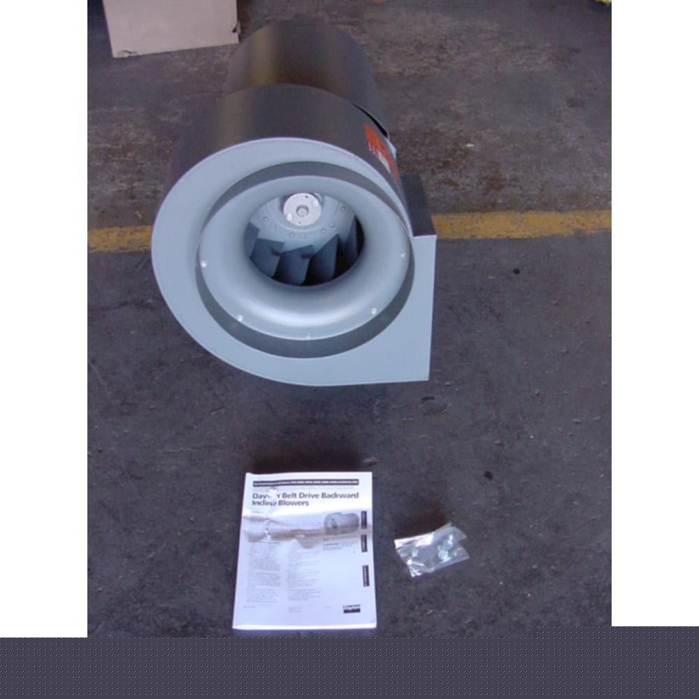 Dayton single inlet backward incline belt drive blower