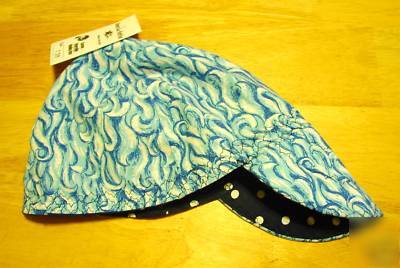 Funky waves & dots welding hat hats cap hotties (7 5/8)