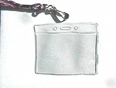 Lanyards - 125 assorted lanyards + 125 badge holder 