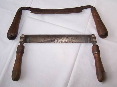 Lot of 2 vintage small sized draw shave 12