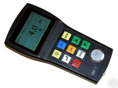 New professional ultrasonic thickness gage + test block