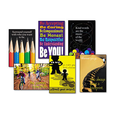 Think positively argus large combo pack, 6 poster/pack
