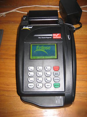 Verifone eclipse telecheck rev. h quartet eclipse