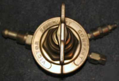 Victor inert gas pressure regulator sr-450E he, ar, N2