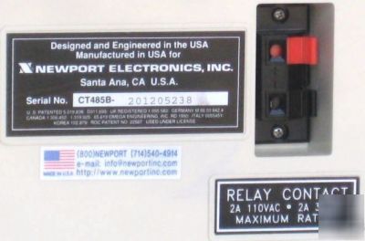 New port CT485B temp/relative humidity chart recorder