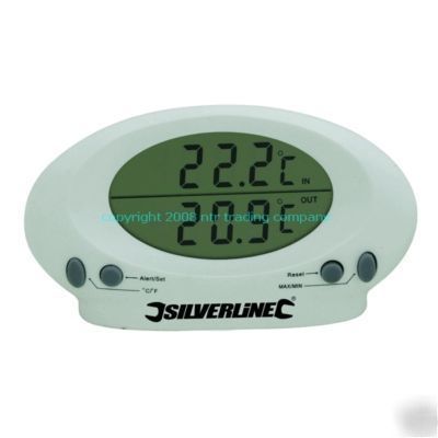 Twin display indoor / outdoor thermometer