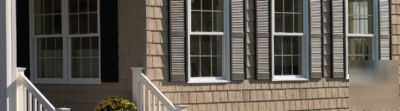 Vinyl shake shingle siding by cellwood - bayberry color