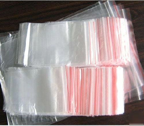 500PCS 4X6CM ziplock zipper lock reclose plastic bags