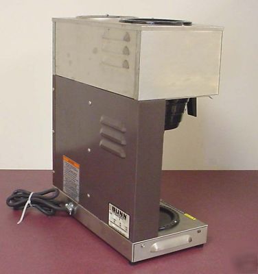 Bunn vpr pourover commercial coffee brewer woodgrain