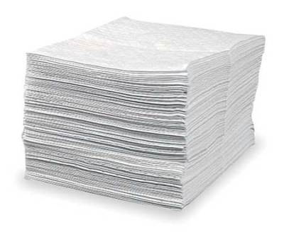 Case of 100 oil & petroleum sorbent pads spc OP100