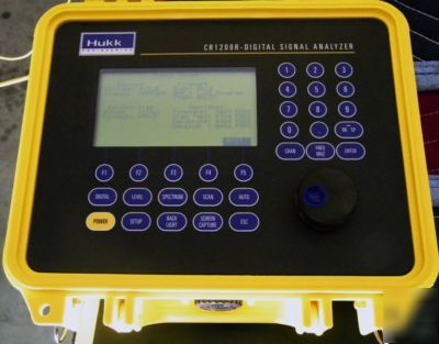 Hukk CR1200R digital signal analyzer sunrise telecom